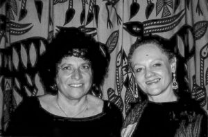 SAN FRANCISCO, California, 2001—Kathleen Cleaver and Arlene visiting in Arlene’s living room.