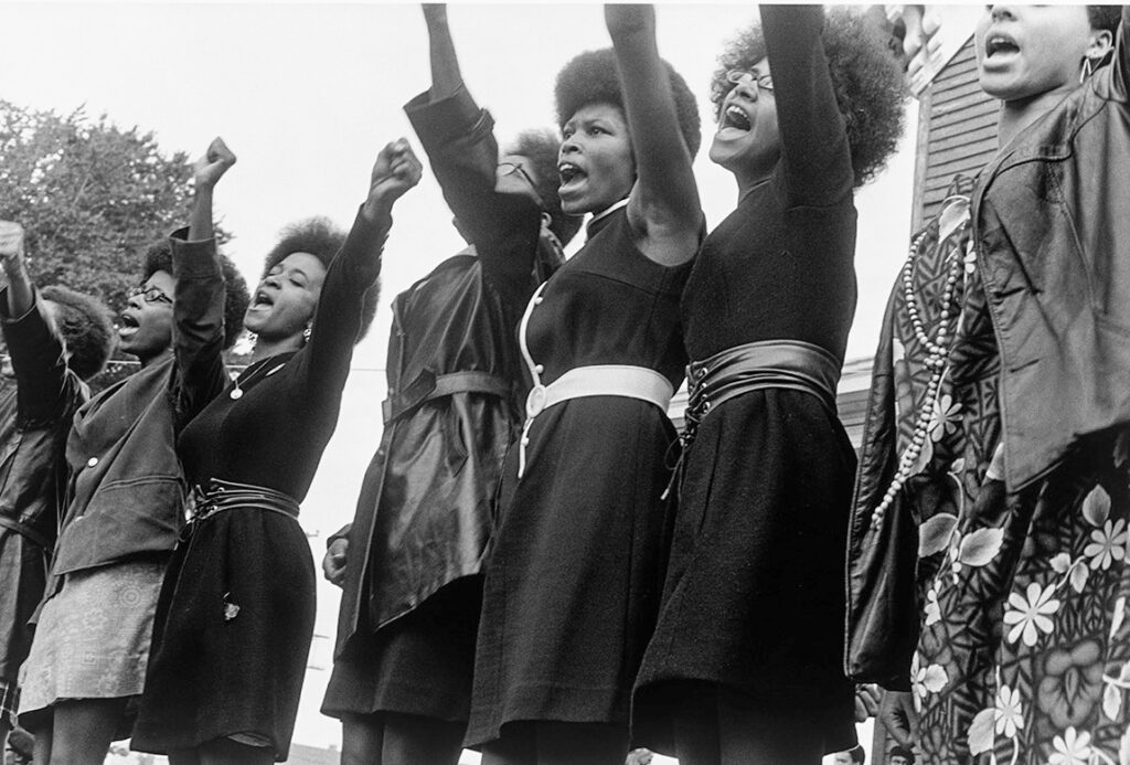 Black Panthers at a rally in Oakland, CA, in 1969